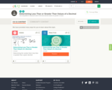 Determining Less Than or Greater Than Values of a Decimal
