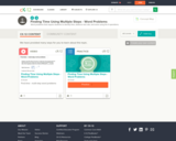 Finding Time Using Multiple Steps Word Problems