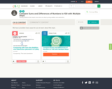 Compare Sums and Differences of Numbers to 100 with Multiple Steps