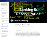 Banking 8: Reserve ratios