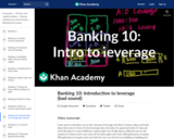 Banking 10: Introduction to leverage (bad sound)