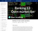 Banking 13: Open market operations