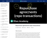 Repurchase agreements (repo transactions)