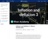 Inflation and deflation 3: Obama stimulus plan