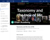 Biology: Taxonomy and the Tree of Life