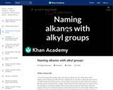 Organic Chemistry: Naming Alkanes with Alkyl Groups