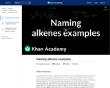 Organic Chemistry: Naming Alkenes Examples