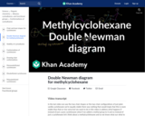 Organic Chemistry: Double Newman Diagram for Methcyclohexane