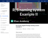 Organic Chemistry: R,S (Cahn-Ingold-Prelog) Naming System Example 2