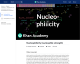 Organic Chemistry: Nucleophilicity (Nucleophile Strength)