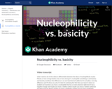 Organic Chemistry: Nucleophilicity vs. Basicity