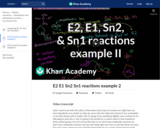 Organic Chemistry: E2 E1 Sn2 Sn1 Reactions Example 2