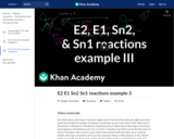 Organic Chemistry: E2 E1 Sn2 Sn1 Reactions Example 3