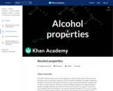 Organic Chemistry: Alcohol Properties