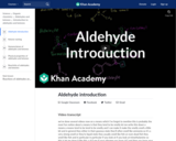 Organic Chemistry: Aldehyde Introduction