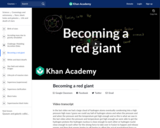 Becoming a red giant