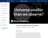 A universe smaller than the observable