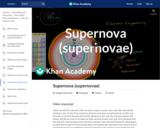 Supernova (supernovae)