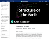 Structure of the earth