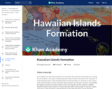 Hawaiian islands formation