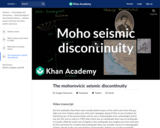 The mohorovicic seismic discontinuity