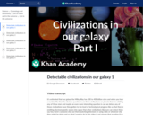 Detectable civilizations in our galaxy 1