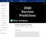 Random predictions for 2060