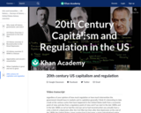 20th century US capitalism and regulation
