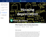 What happens when housing depreciates