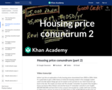 Finance & Economics: The Housing Price ConundrumíPart 2