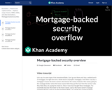 Mortgage-backed security overview