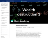 Finance & Economics: Wealth Destruction 1
