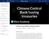 Chinese Central Bank buying treasuries