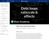 Debt loops rationale and effects