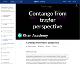 Contango from trader perspective