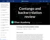 Contango and backwardation review