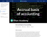 Accrual basis of accounting