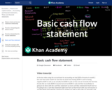 Basic cash flow statement