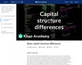 Basic capital structure differences