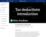 Tax deductions introduction