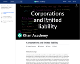 Corporations and limited liability