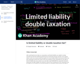 Is limited liability or double taxation fair?