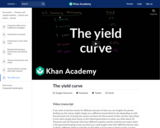 The yield curve