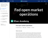 Fed open market operations