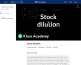 Stock dilution