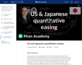 US and Japanese quantitative easing