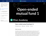 Open-ended mutual fund (part 1)