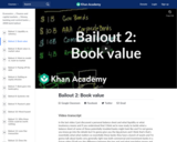 Financial Bailout 2: Book Value