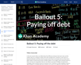 Financial Bailout 5: Paying Off the Debt