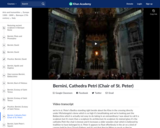 Bernini's Cathedra Petri  (Chair of St. Peter)
